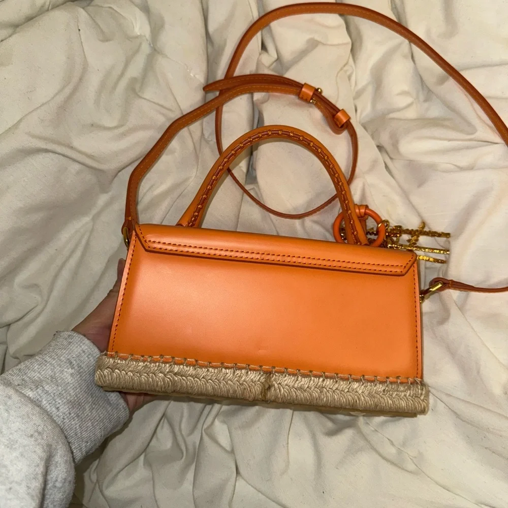 Jacquemus Orange Le Chiquito Long Cordao Bag - Picture 9 of 16